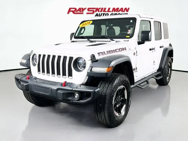 Used 2018 White Jeep Unlimited Rubicon image 3