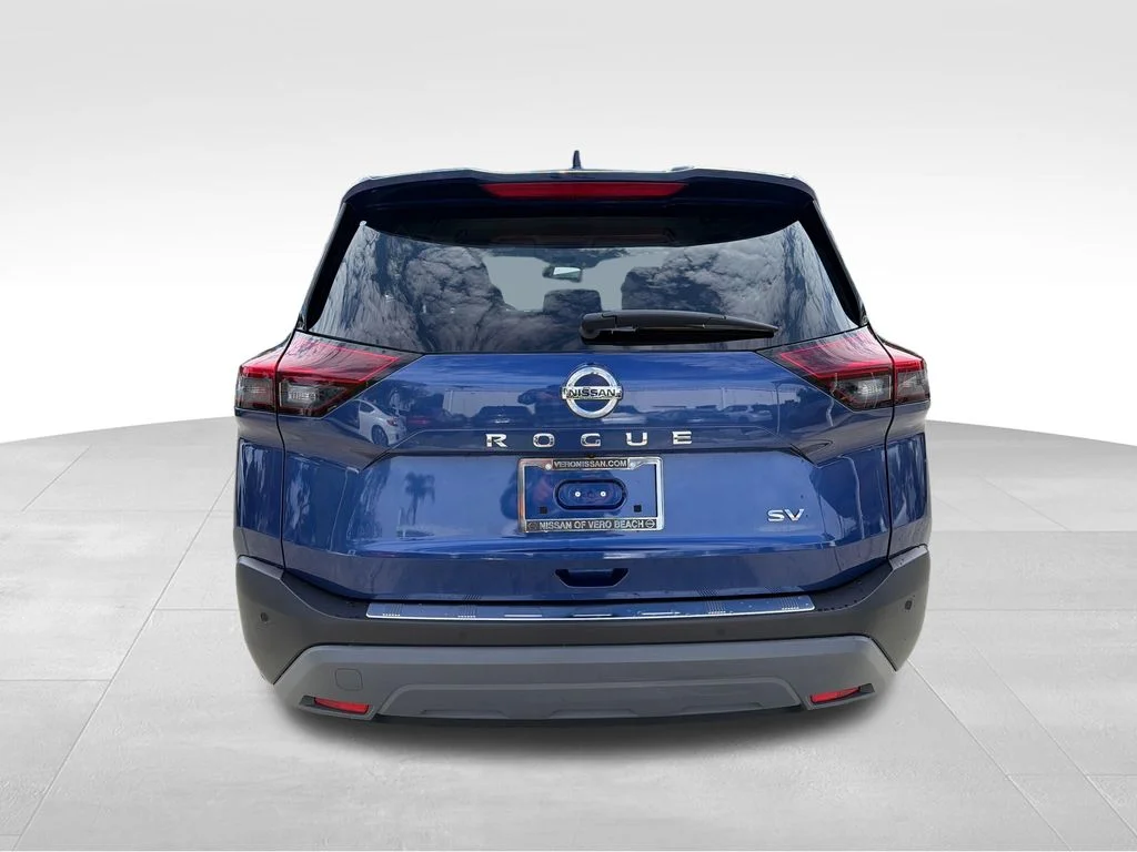 Certified Used 2021 Blue Nissan SV image 7