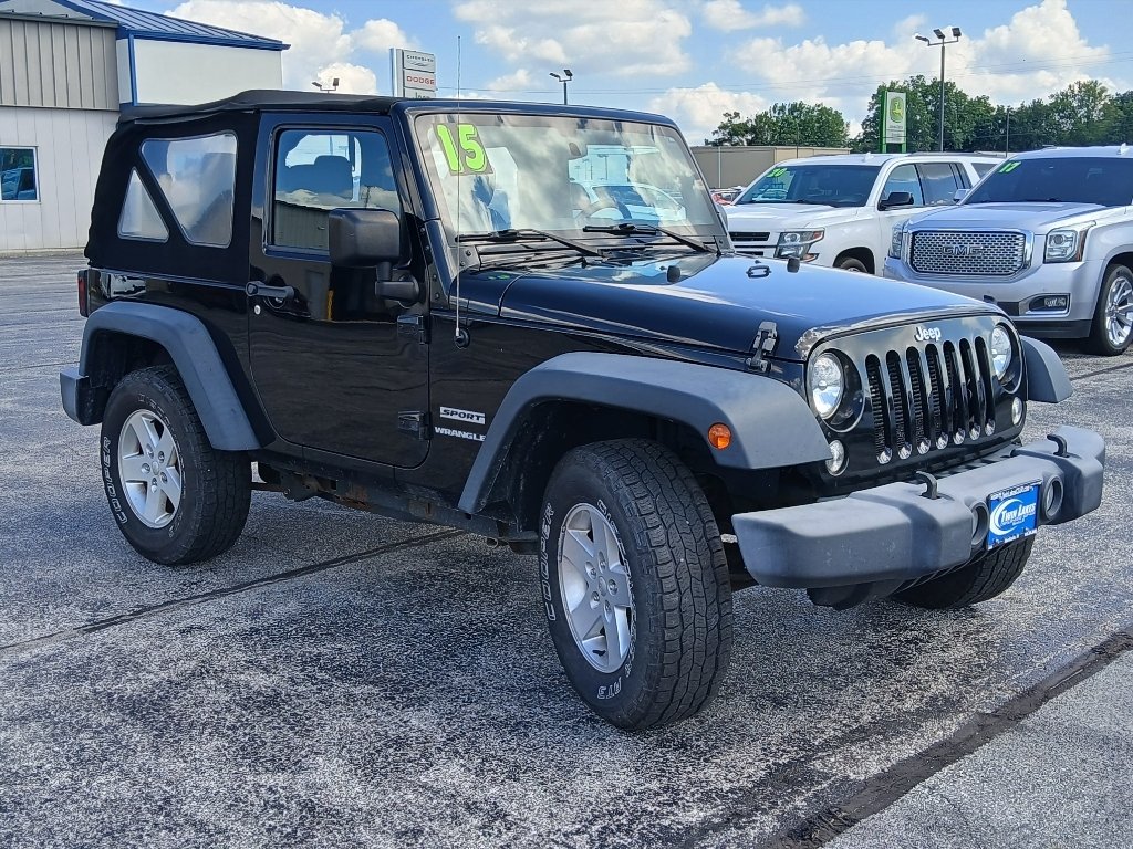 Used 2015 Black Clearcoat Jeep Sport image 4