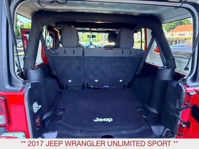 Used 2017 Red Jeep Unlimited Sport image 19
