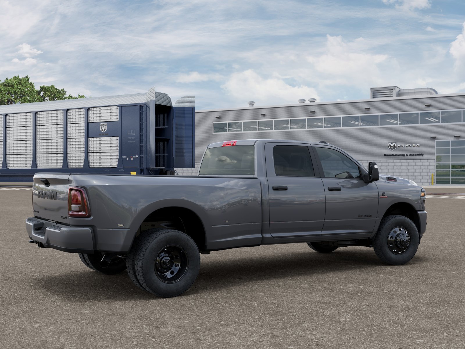 New 2026 Ceramic Gray Clear-Coat Exterior Paint RAM Big Horn image 4