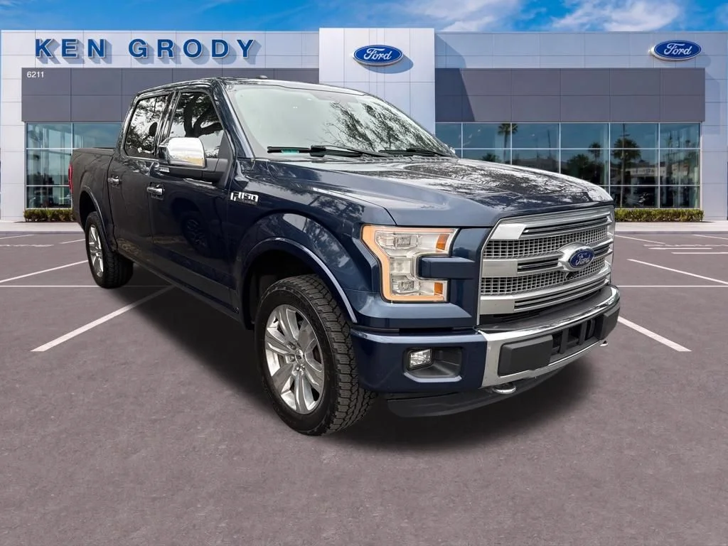Used 2016 Blue Ford Platinum image 18