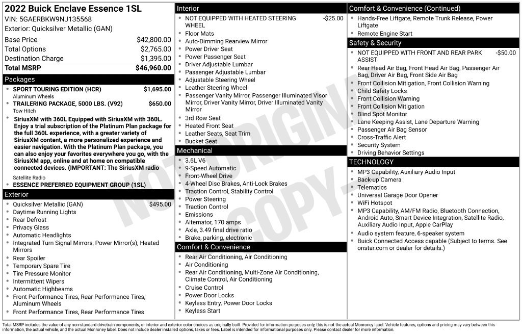 Used 2022 Silver Buick Essence image 22