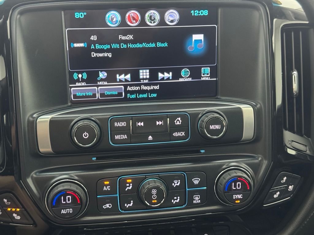 Used 2018 White Frost Tricoat GMC SLT image 23