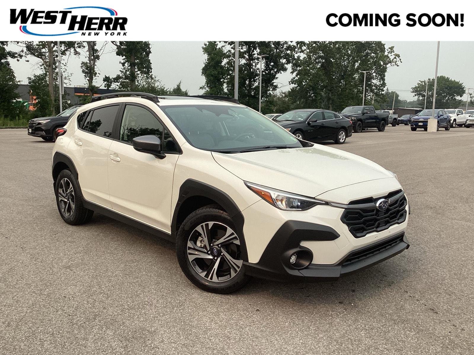 Certified Used 2024 Crystal White Pearl Subaru Premium image 1