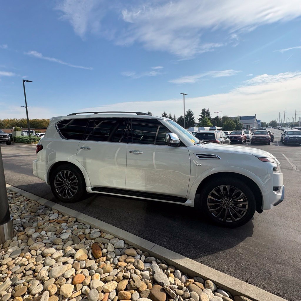 Used 2021 Aspen White Tricoat Nissan Platinum image 5