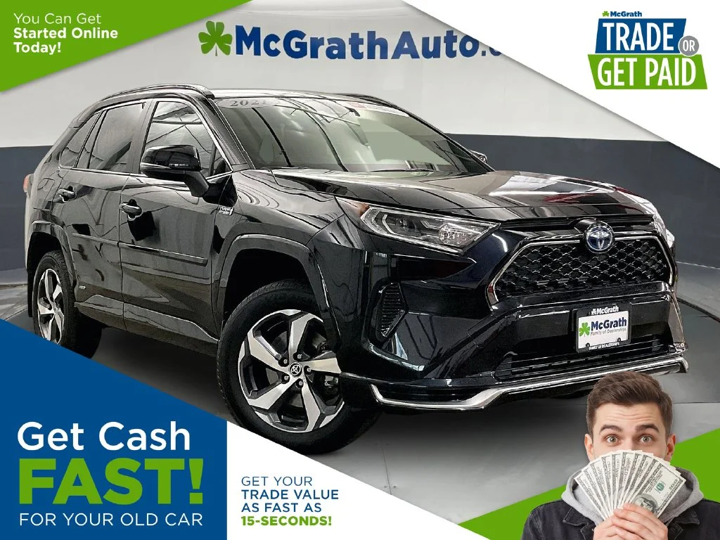 Certified Used 2021 Black Toyota SE image 1