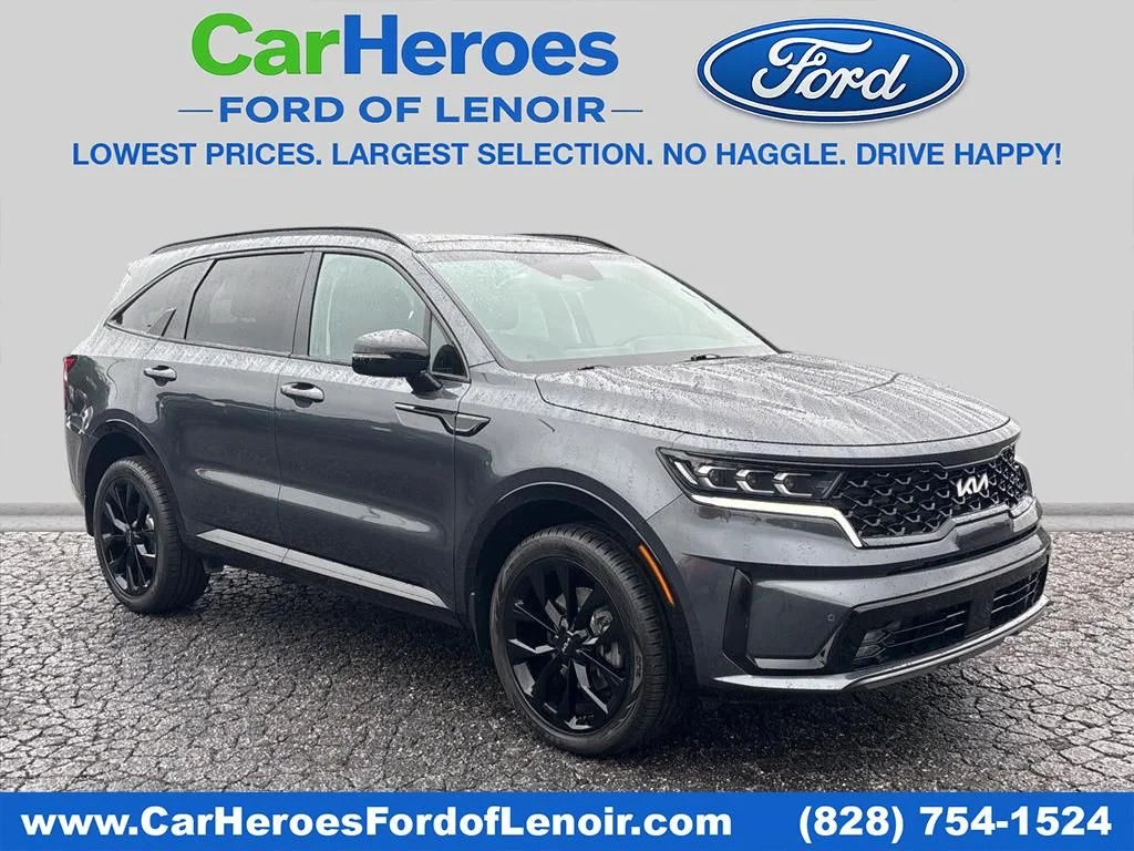 Used 2022 Black Kia X-Line EX image 1