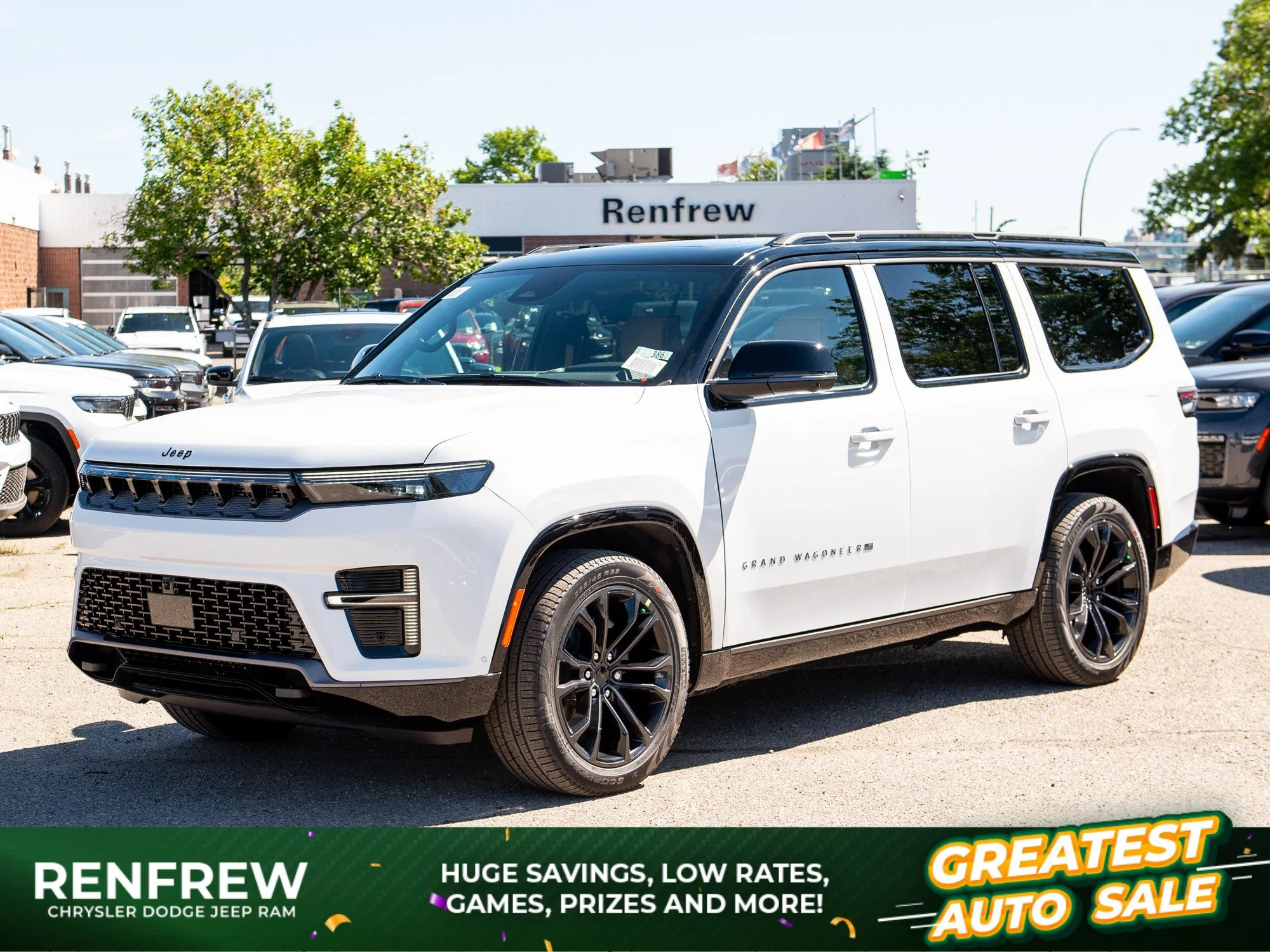 New 2026 White Jeep Summit Reserve* 4x4, Massage Seats, Front Cooler, Head Up Display image 1
