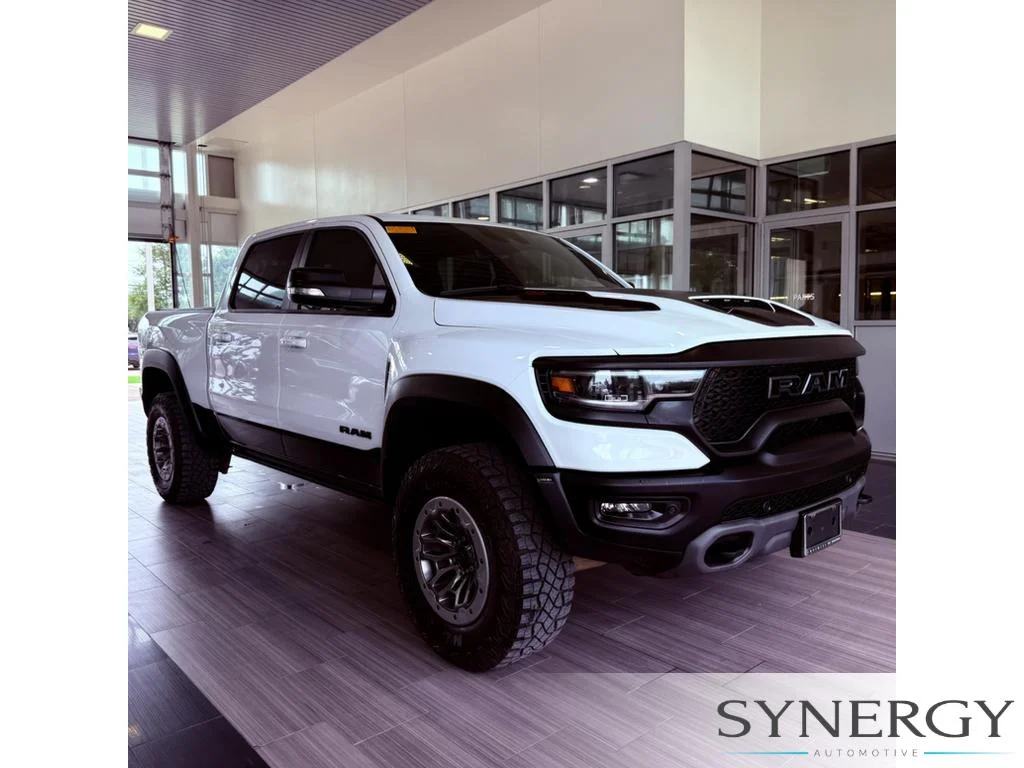 Used 2022 Bright White Clearcoat Ram TRX image 3