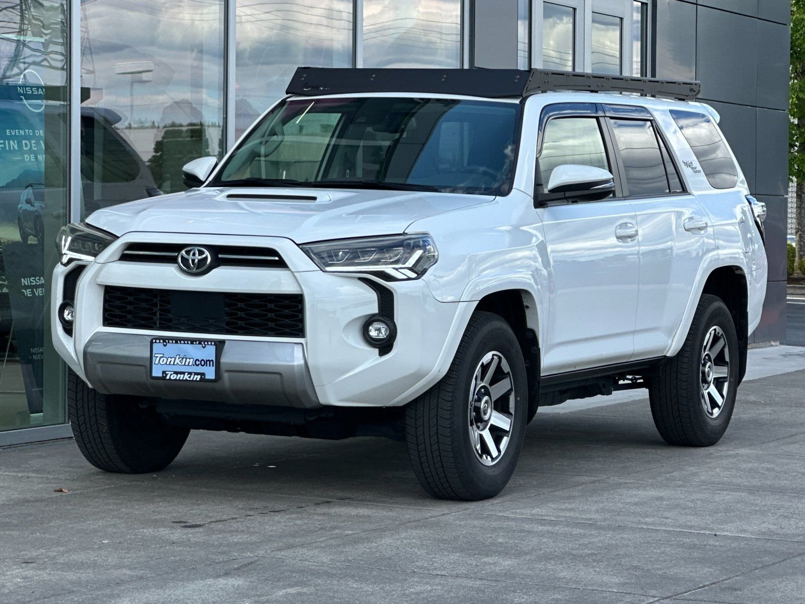 Used 2021 Super White Toyota TRD Off-Road Premium image 6