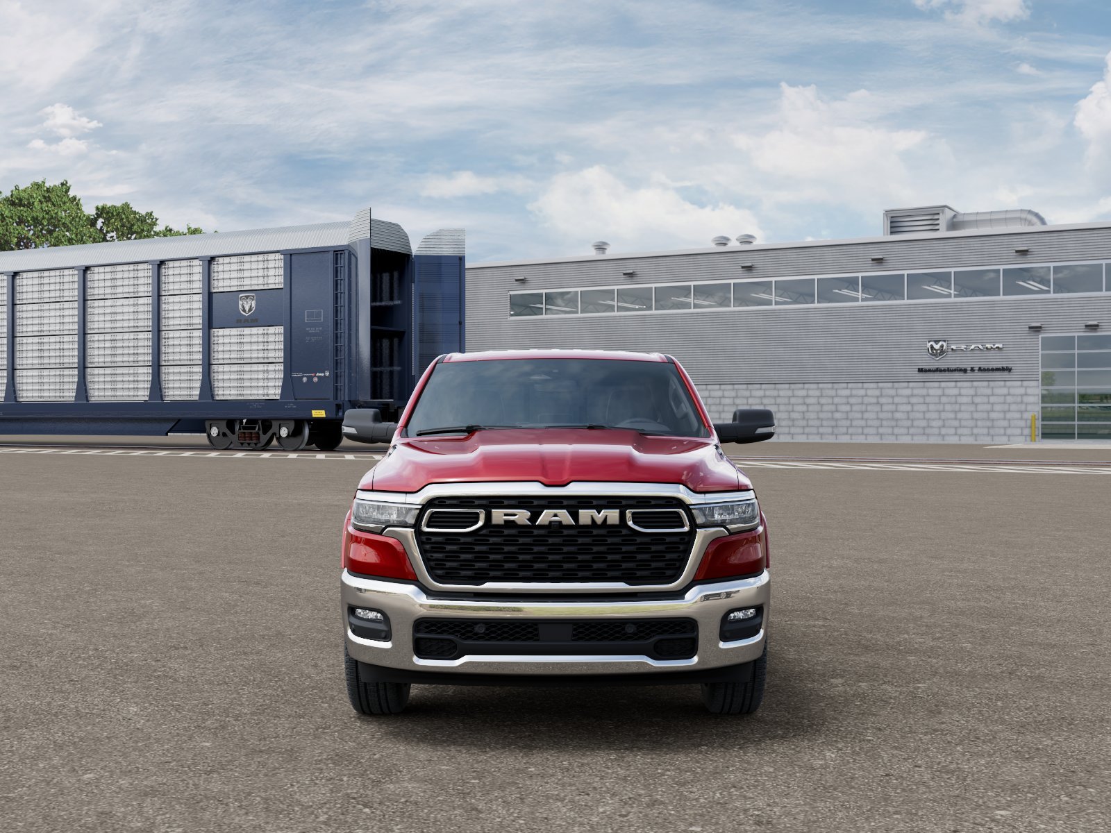 New 2026 Molten Red Pearl-Coat Exterior Paint RAM BIG HORN image 6