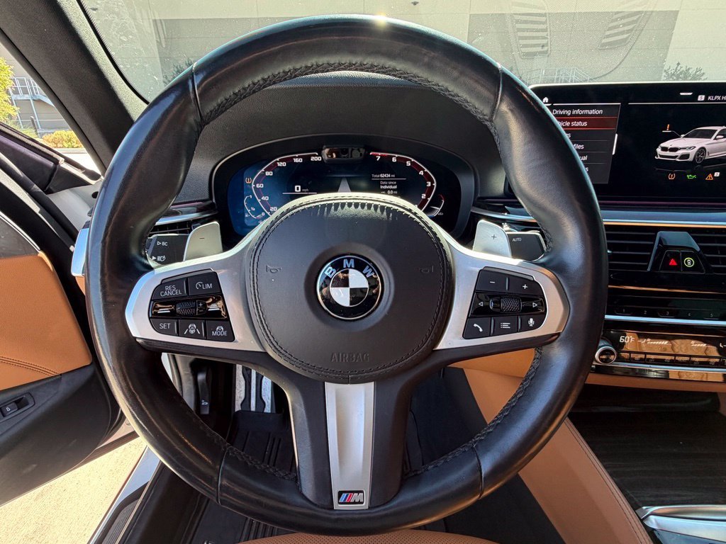 Certified Used 2021 White BMW 540i image 14