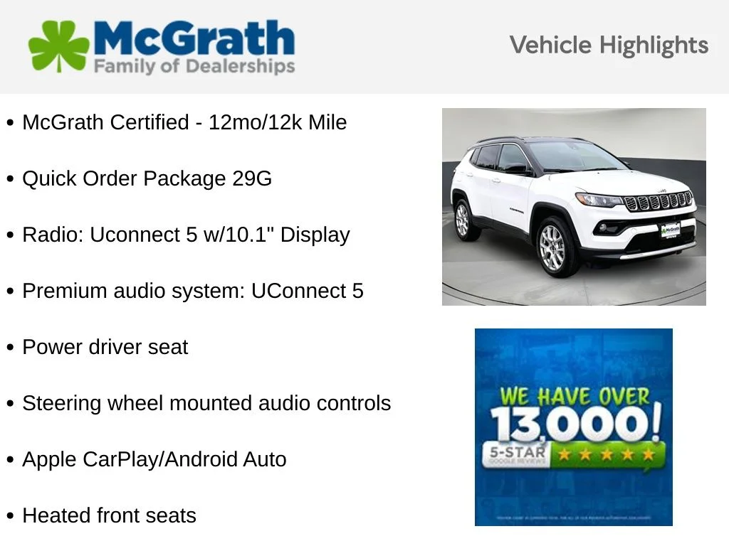 Used 2025 White Jeep Limited image 6
