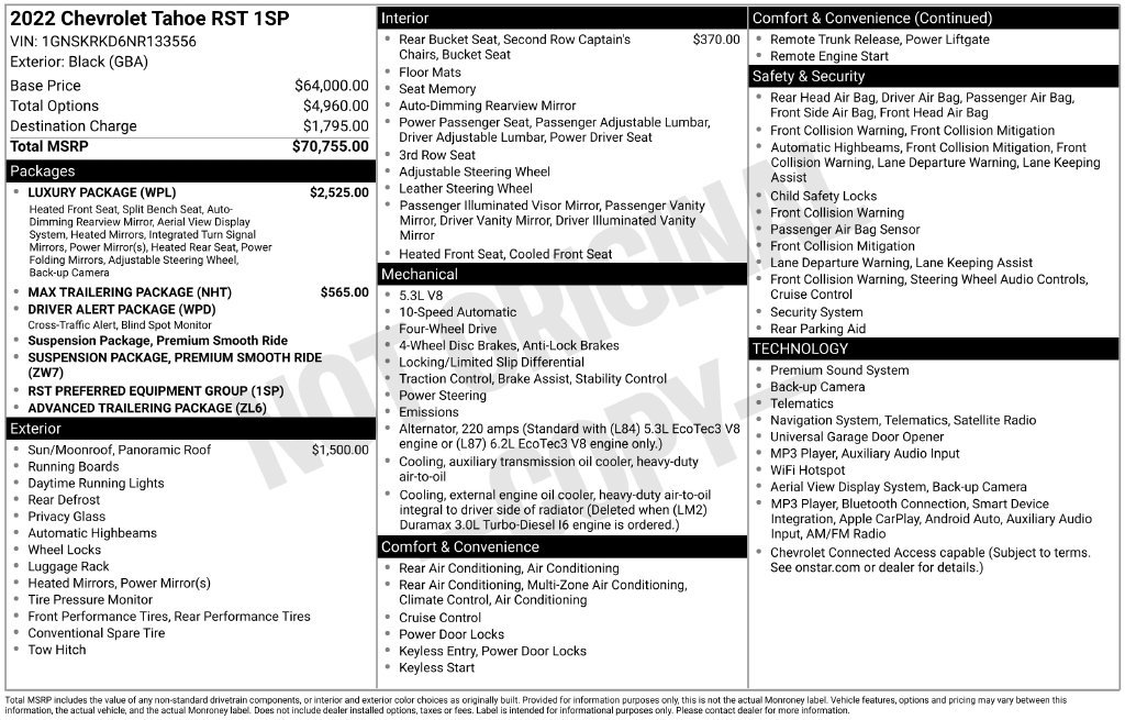 Used 2022 Black Chevrolet RST image 27