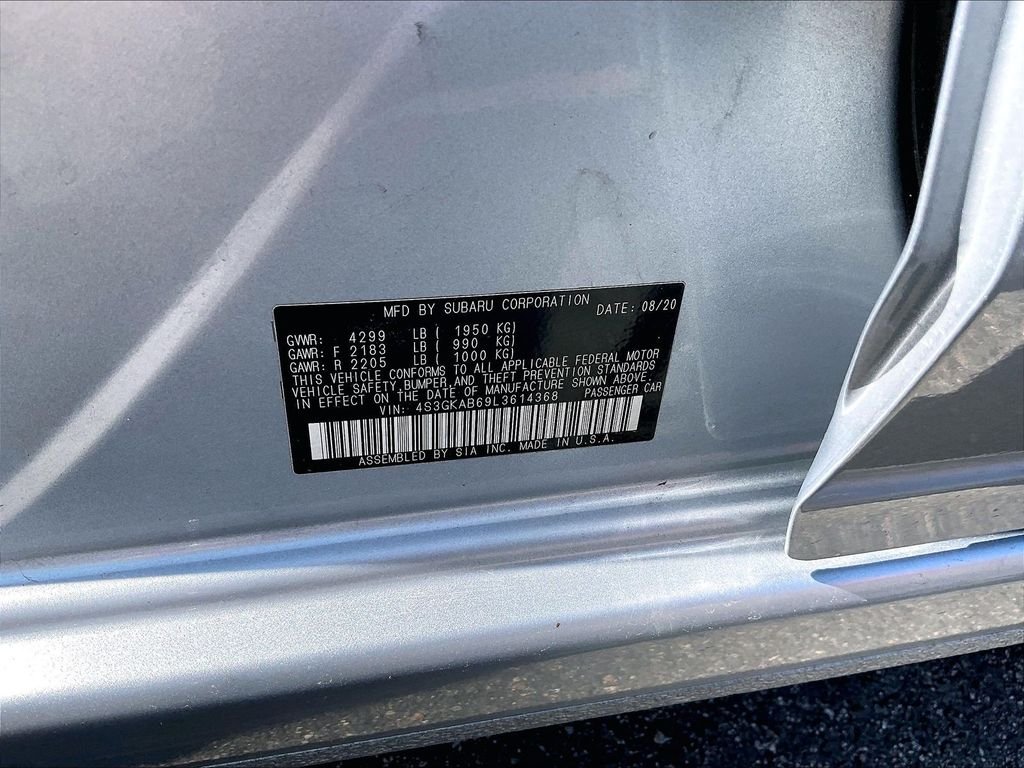 Used 2020 Ice Silver Metallic Subaru Base image 31