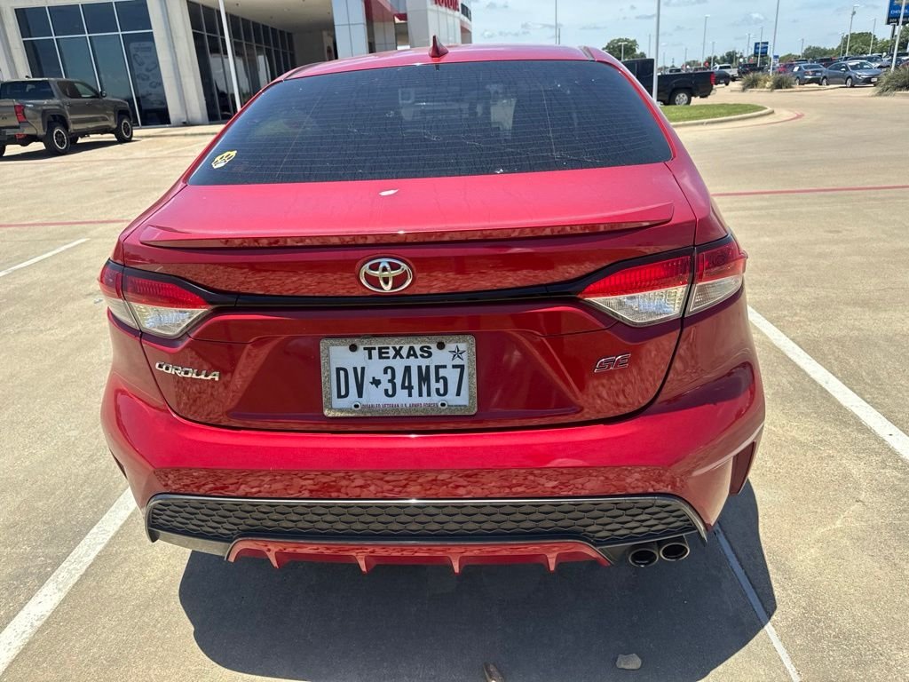 Used 2020 Red Toyota SE image 7