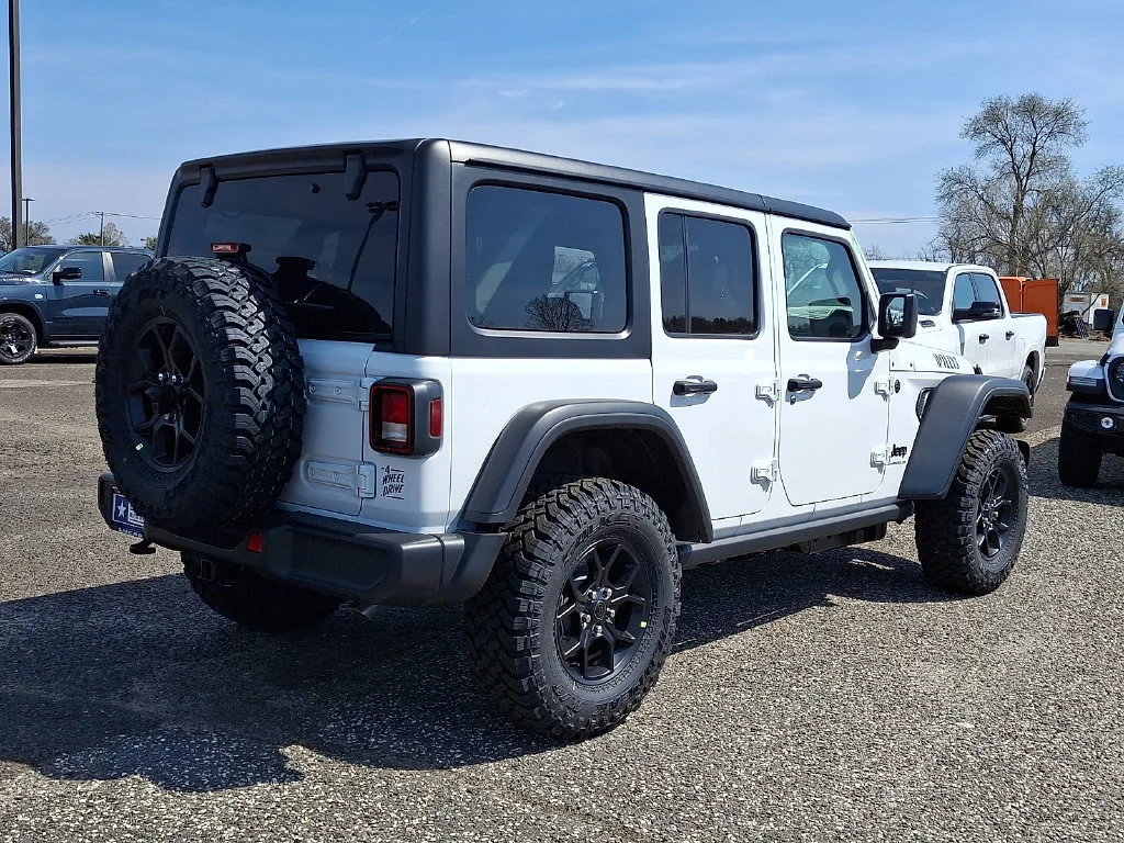 New 2026 Bright White Clear-Coat Exterior Paint Jeep Willys image 8