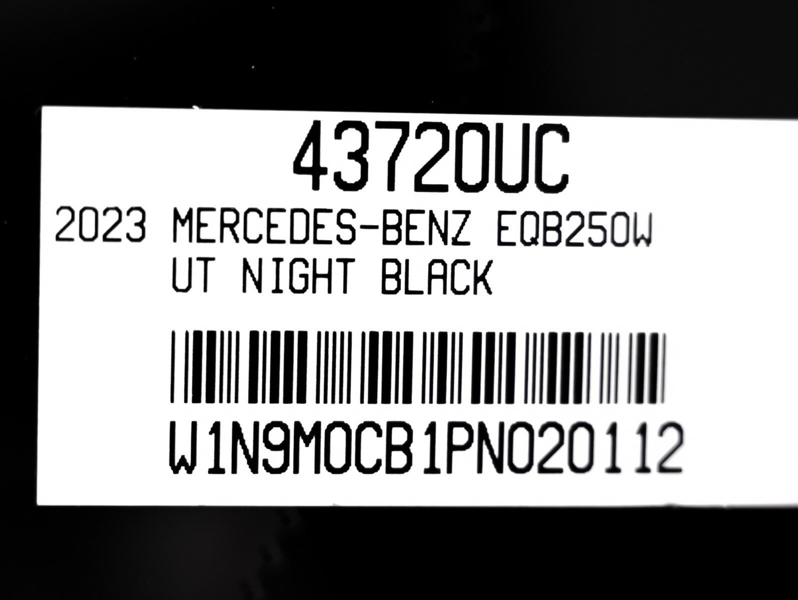 Certified Used 2023 Night Black Mercedes-Benz EQB 250+ SUV image 24
