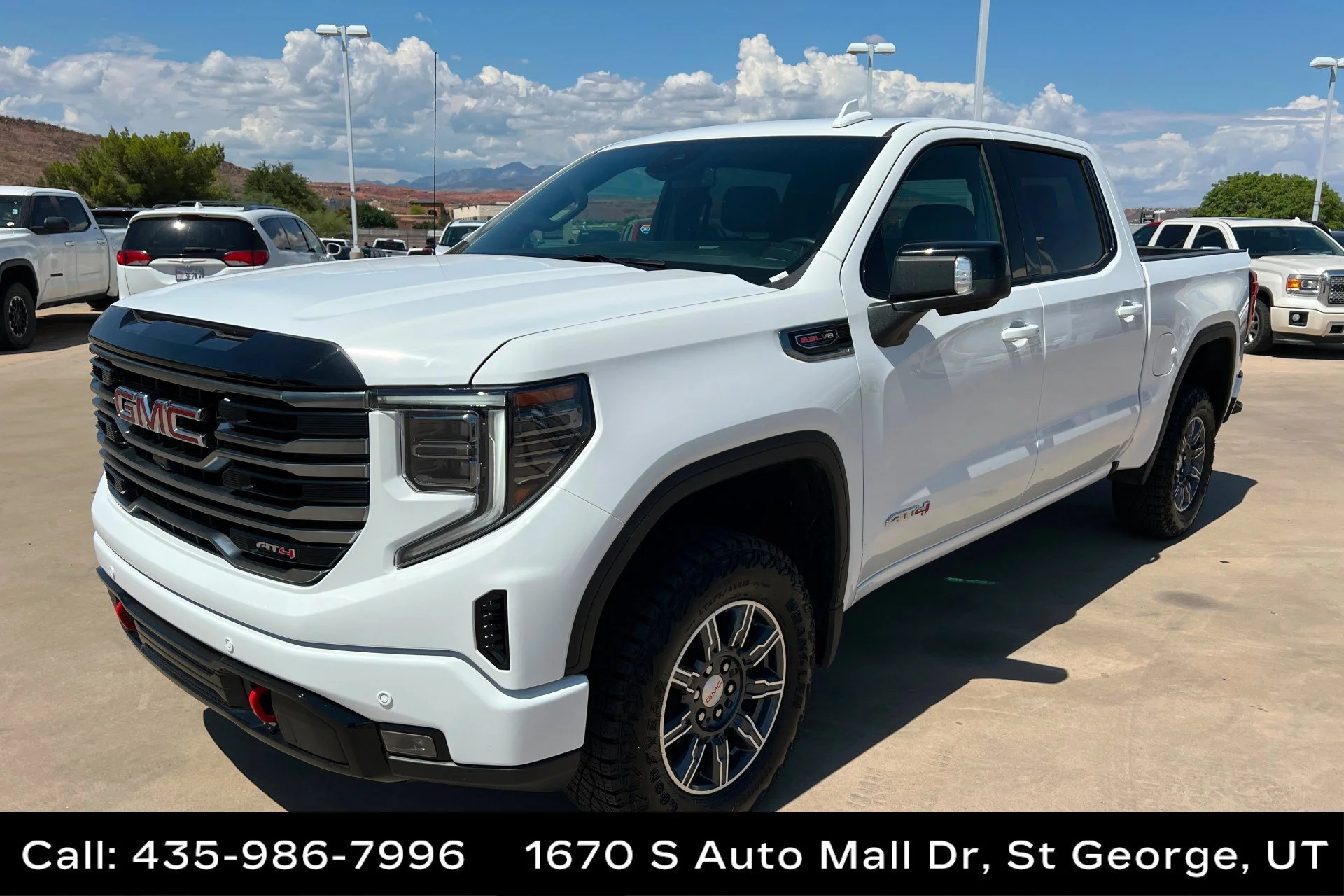 Used 2025 Summit White GMC AT4 image 1
