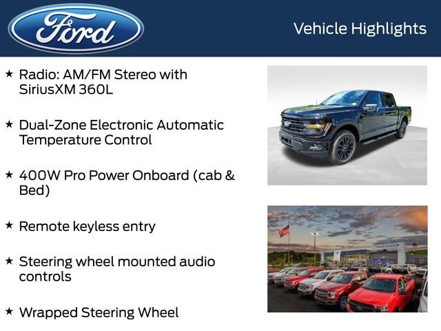 New 2026 Agate Black Metallic Ford XLT image 8
