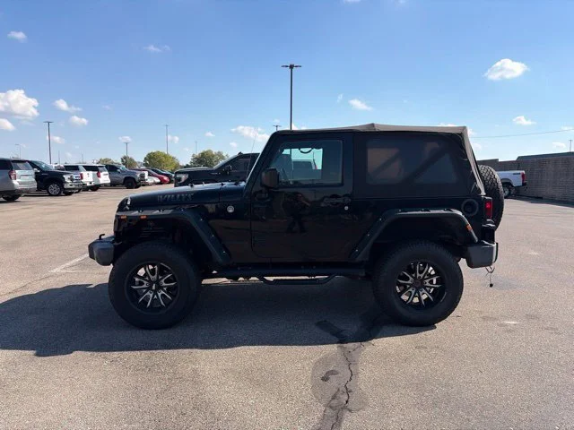 Used 2017 Black Clearcoat Jeep Willys Wheeler image 4