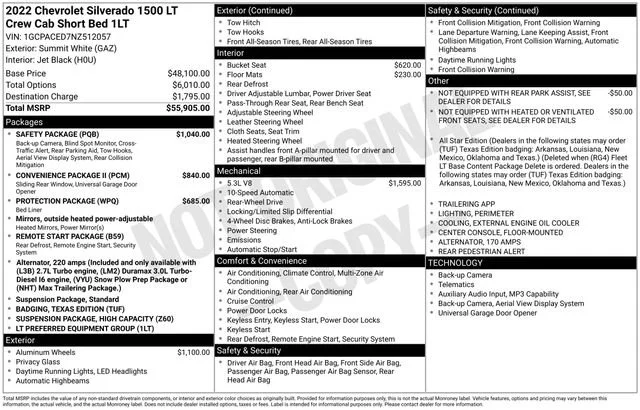 2022 Chevrolet Silverado 1500 LT Crew Cab Short Box's photo