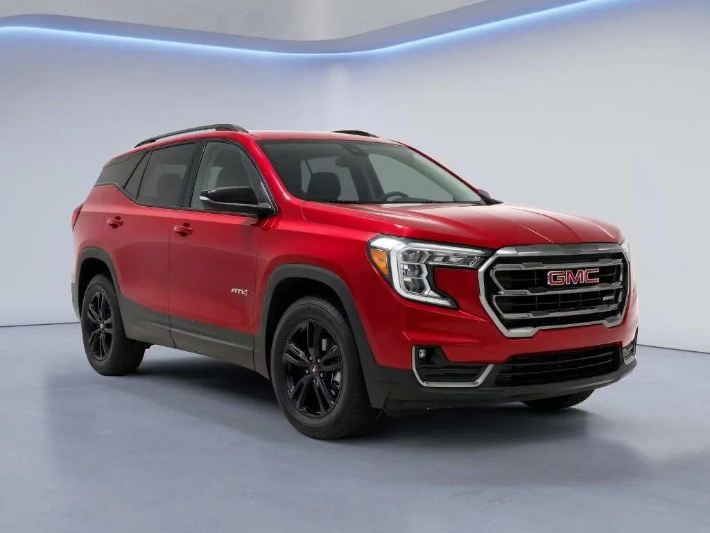 Used 2023 Volcanic Red Tintcoat GMC AT4 image 3