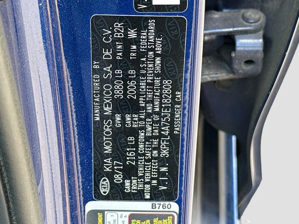 Certified Used 2018 Blue Kia LX image 30