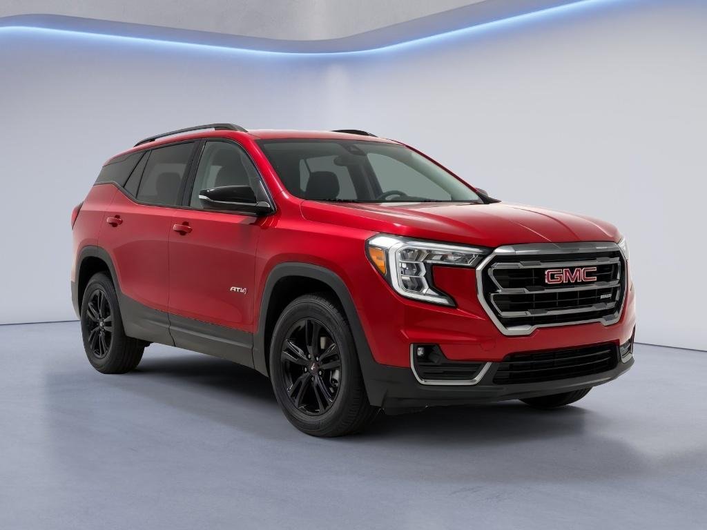 Used 2023 Volcanic Red Tintcoat GMC AT4 image 3