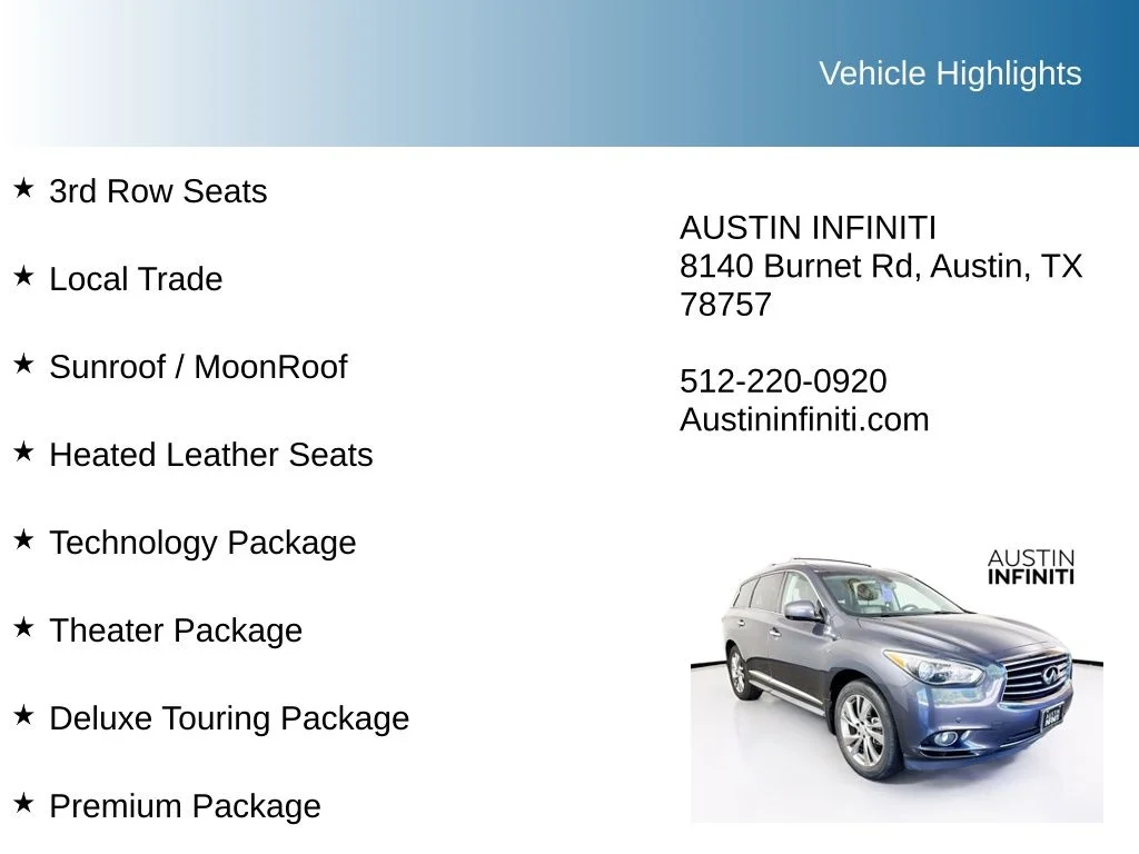 Used 2014 Gray INFINITI  image 10