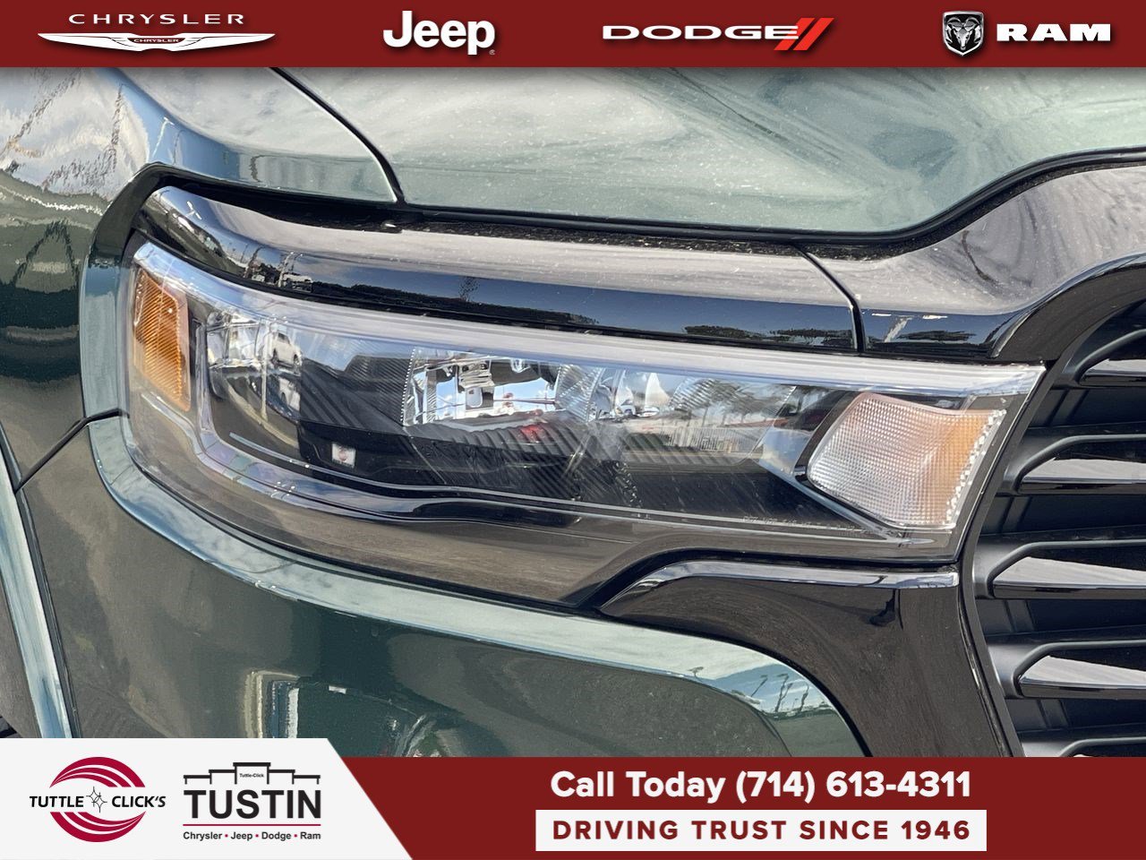 New 2026 Serrano-Green Metallic Exterior Paint RAM Laramie image 7