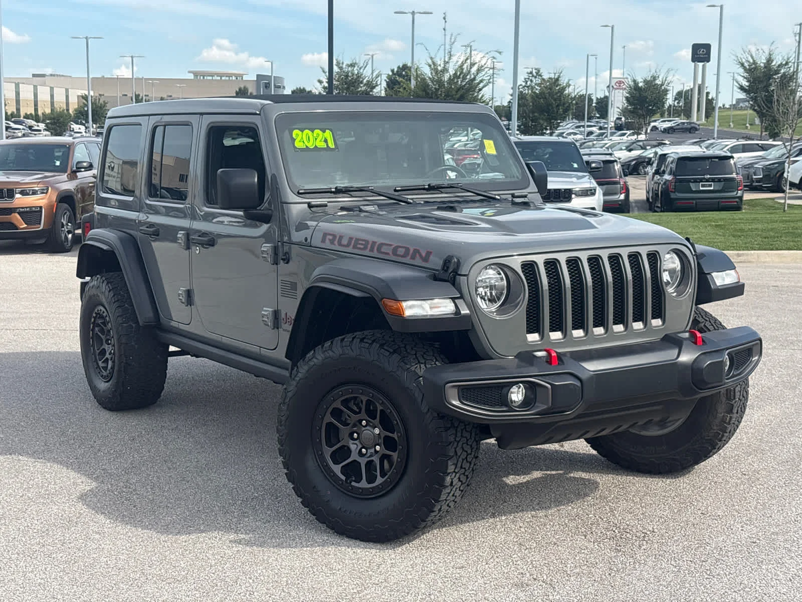 Used 2021 Jeep Wrangler Unlimited Rubicon with VIN 1C4JJXFG4MW849906 for sale in Kansas City