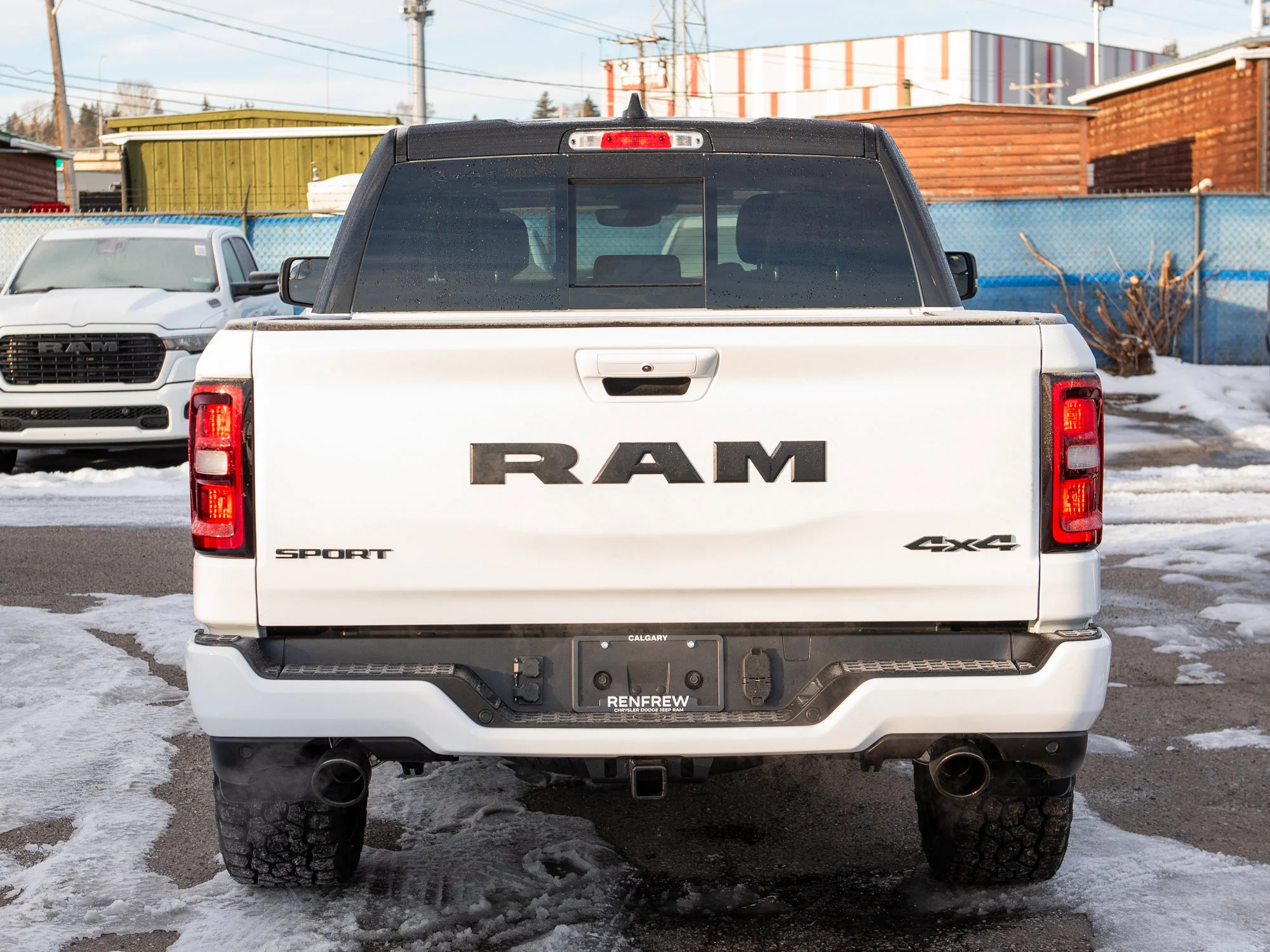New 2026 White RAM Sport*, 2 Inch Lift, 33 Inch Tires image 7