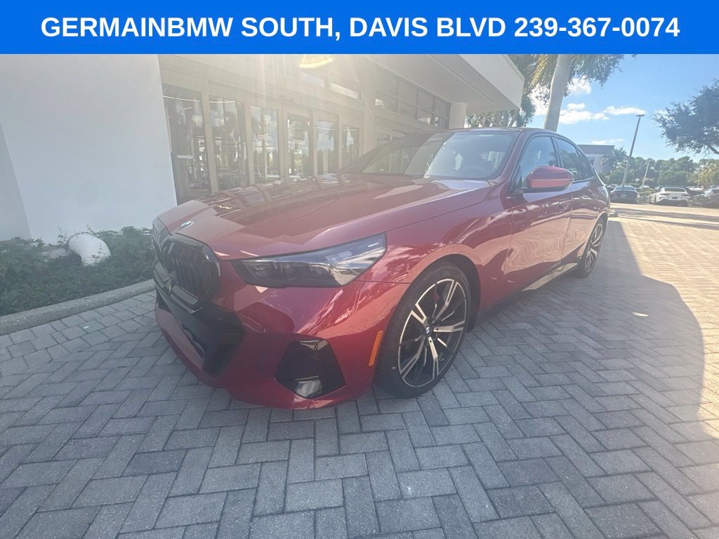 Certified Used 2024 Vegas Red Metallic BMW 530i image 2