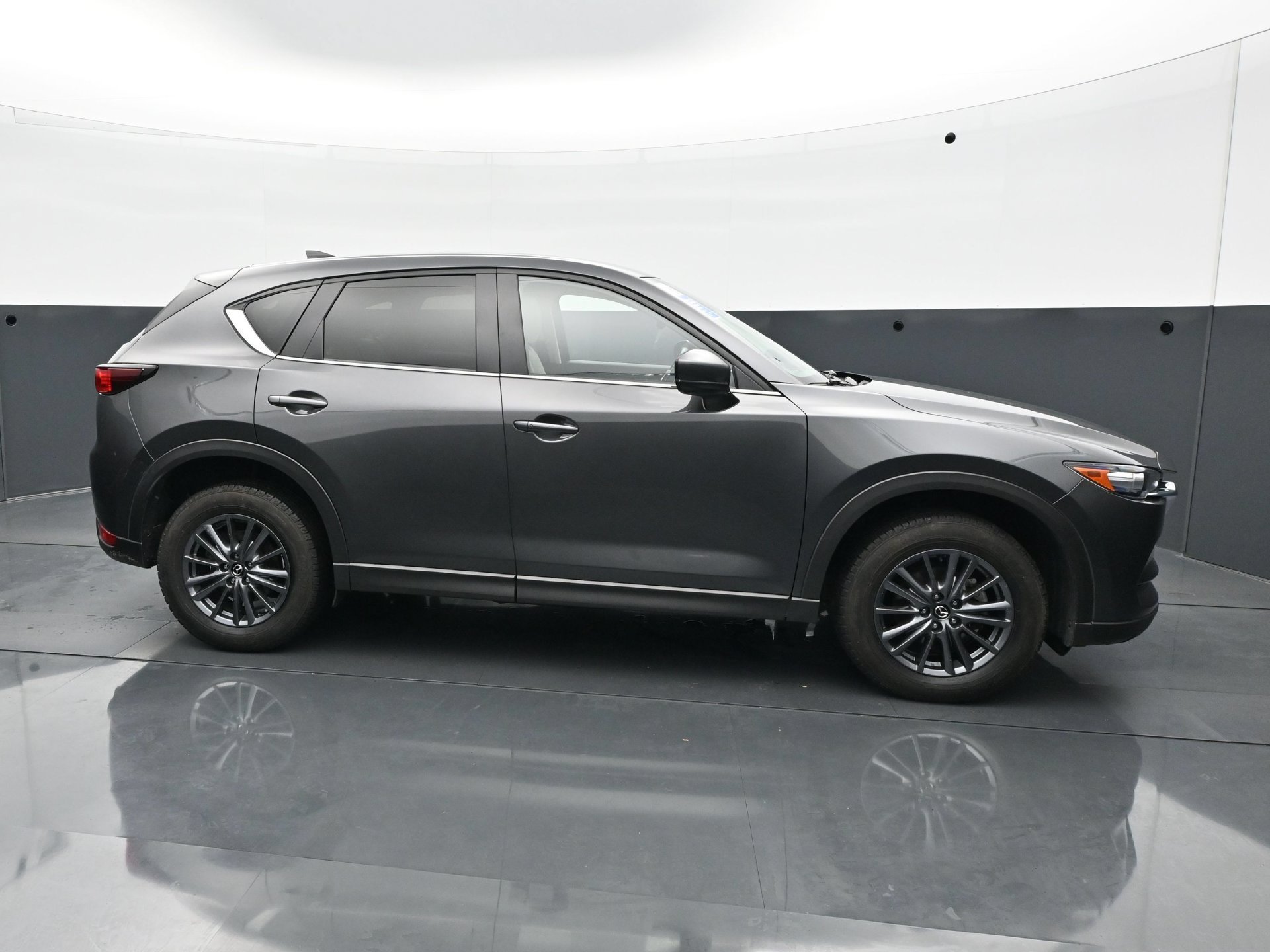 Used 2021 Machine Gray Metallic Mazda Touring AWD image 8