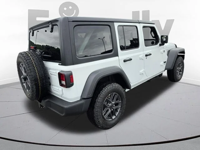 New 2026 Bright White Clear-Coat Exterior Paint Jeep Sport S image 5