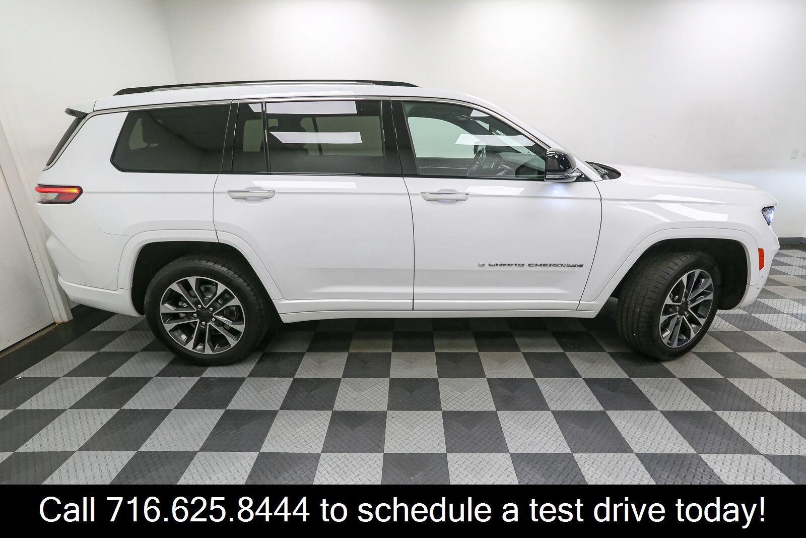 Used 2022 Bright White Clearcoat Jeep Overland image 7