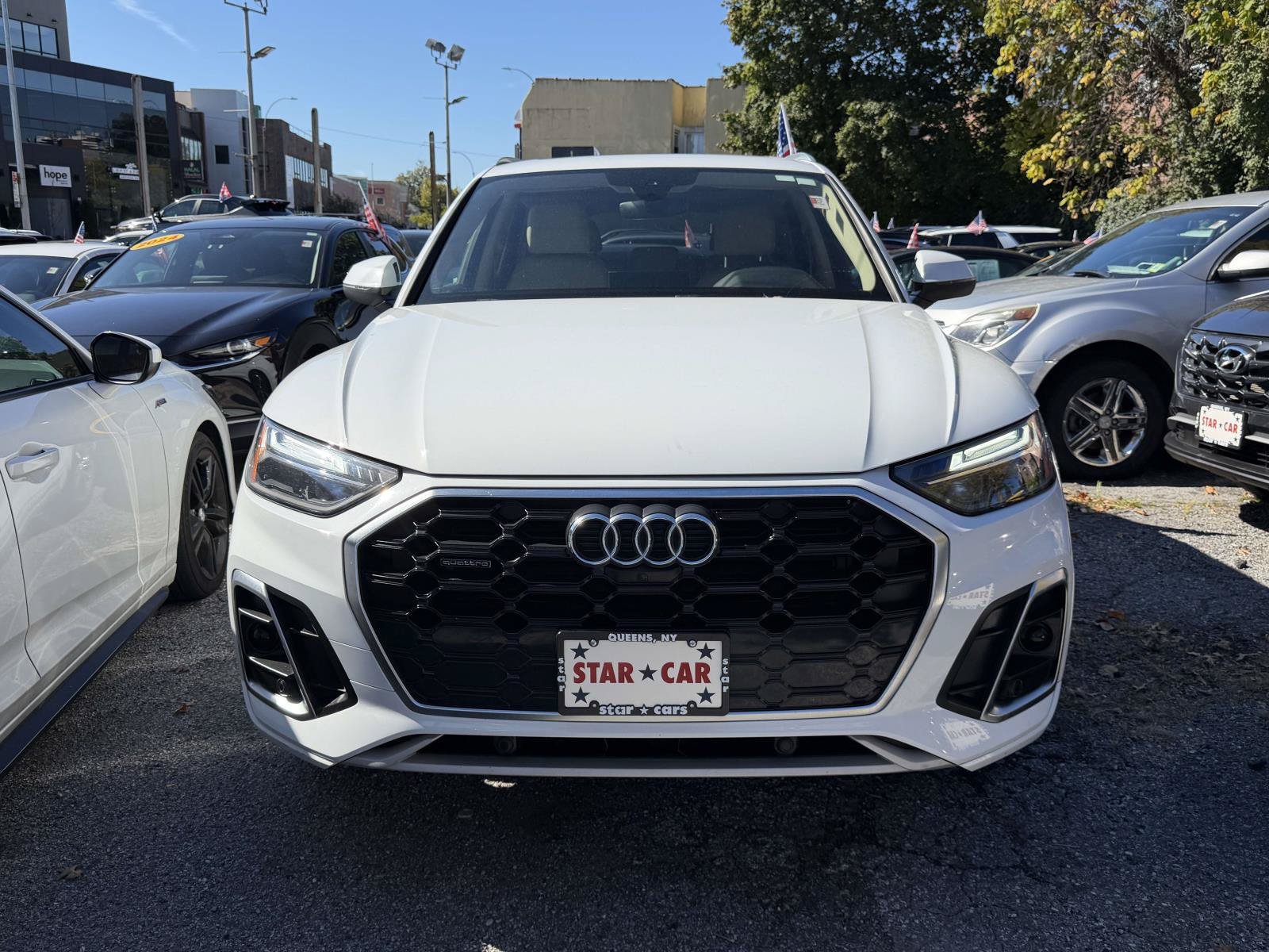 Used 2022 White Audi S line Premium Plus image 2