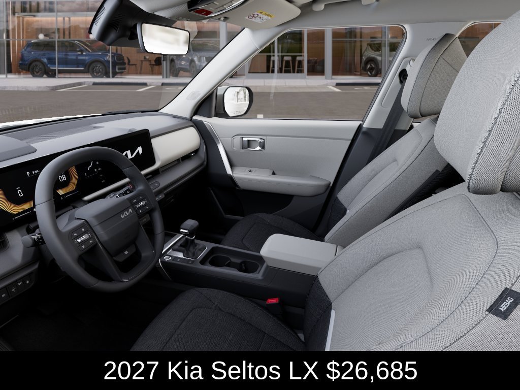 New 2027 Ivory Silver Kia LX image 17