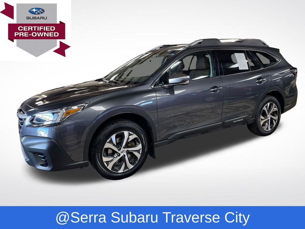 Certified Used 2022 Gray Subaru Touring image 1