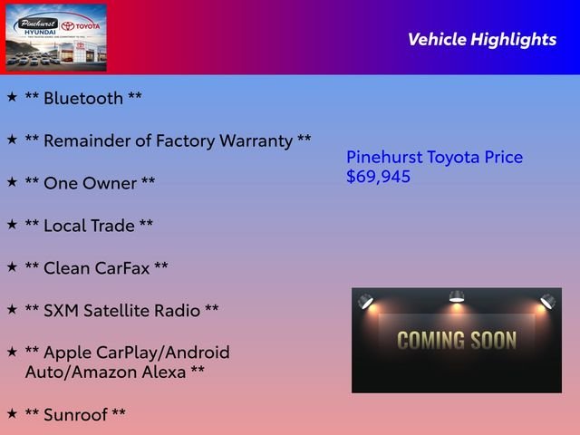 Used 2026 Blue Toyota Base image 2
