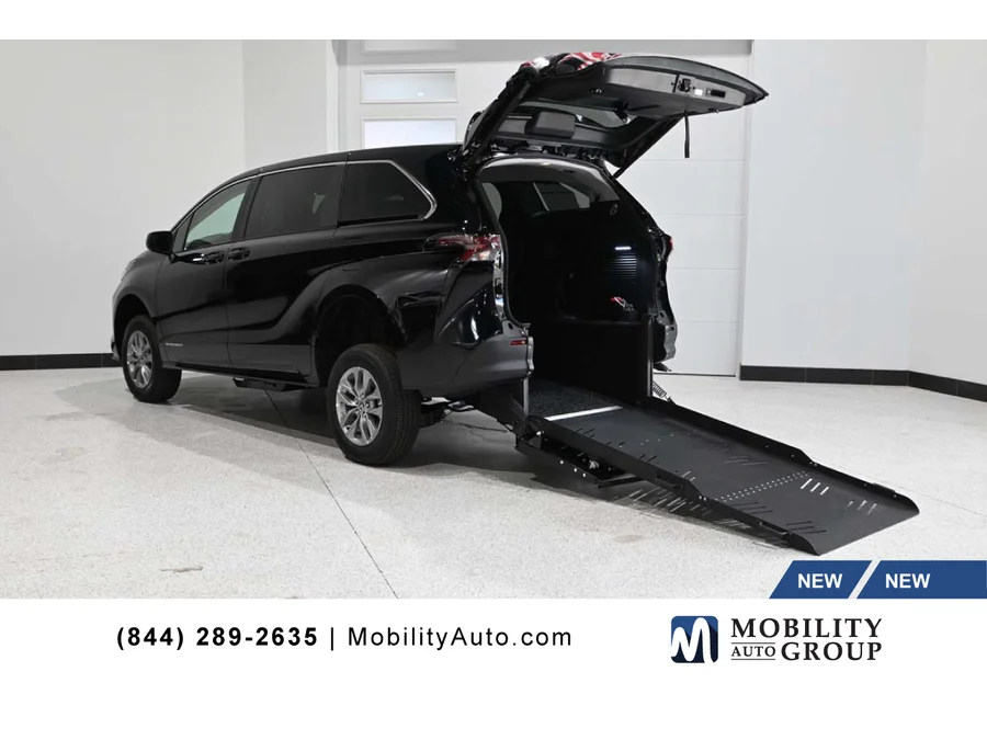 New 2026 BLACK Toyota LE Mobility Handicap Van image 1