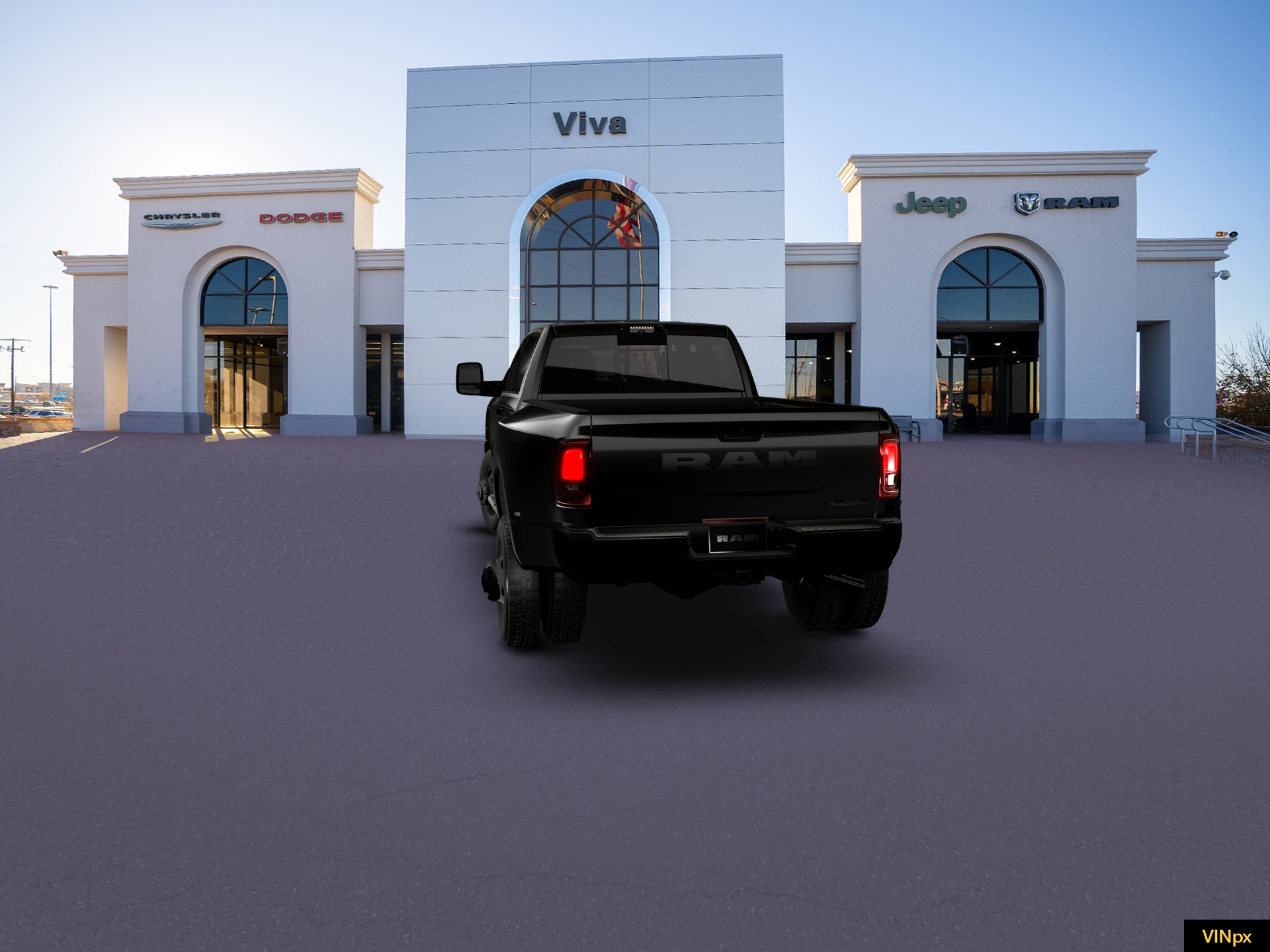 New 2026 Diamond Black Crystal Pearl-Coat Exterior Paint RAM Tradesman image 13