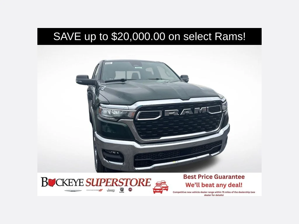New 2026 Serrano-Green Metallic Exterior Paint RAM BIG HORN image 1