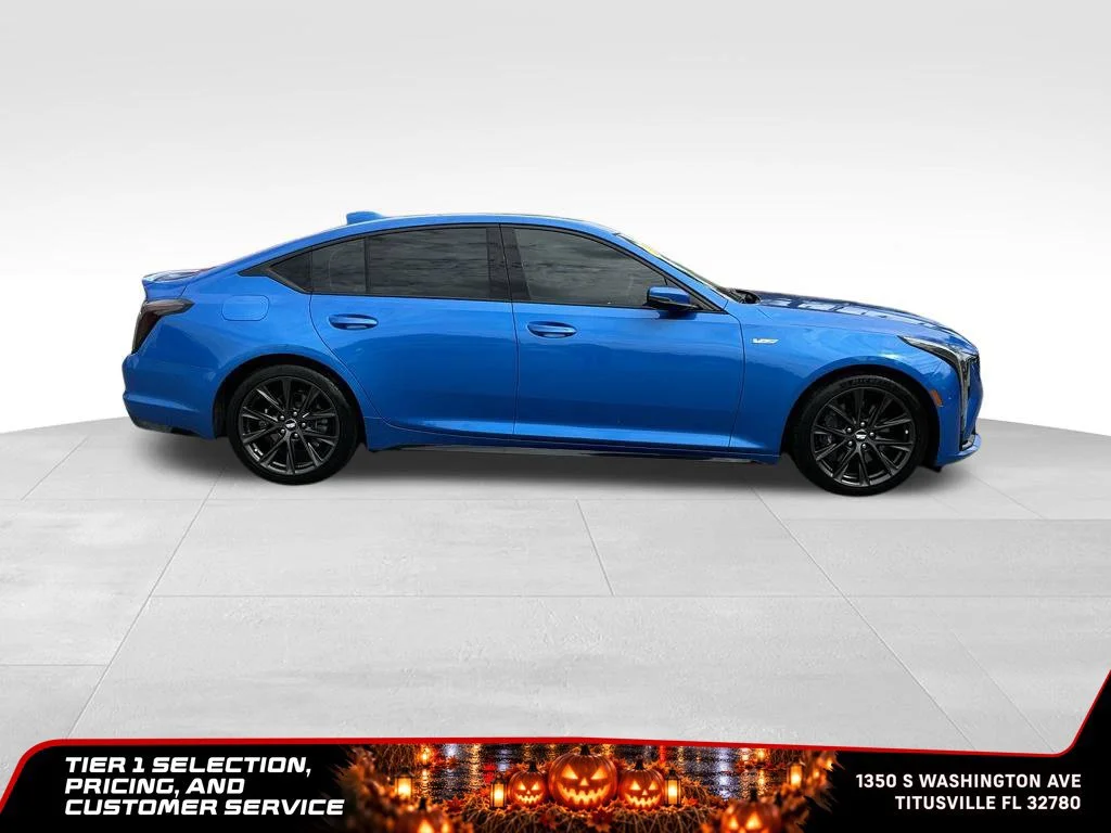 Used 2025 Coastal Blue Metallic Cadillac V-Series image 12
