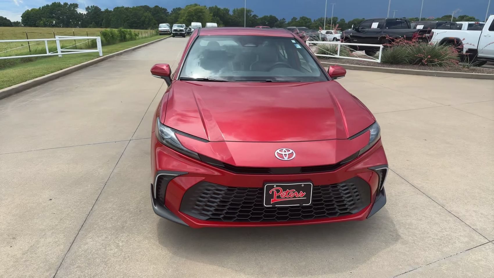 Used 2025 Red Toyota SE image 4
