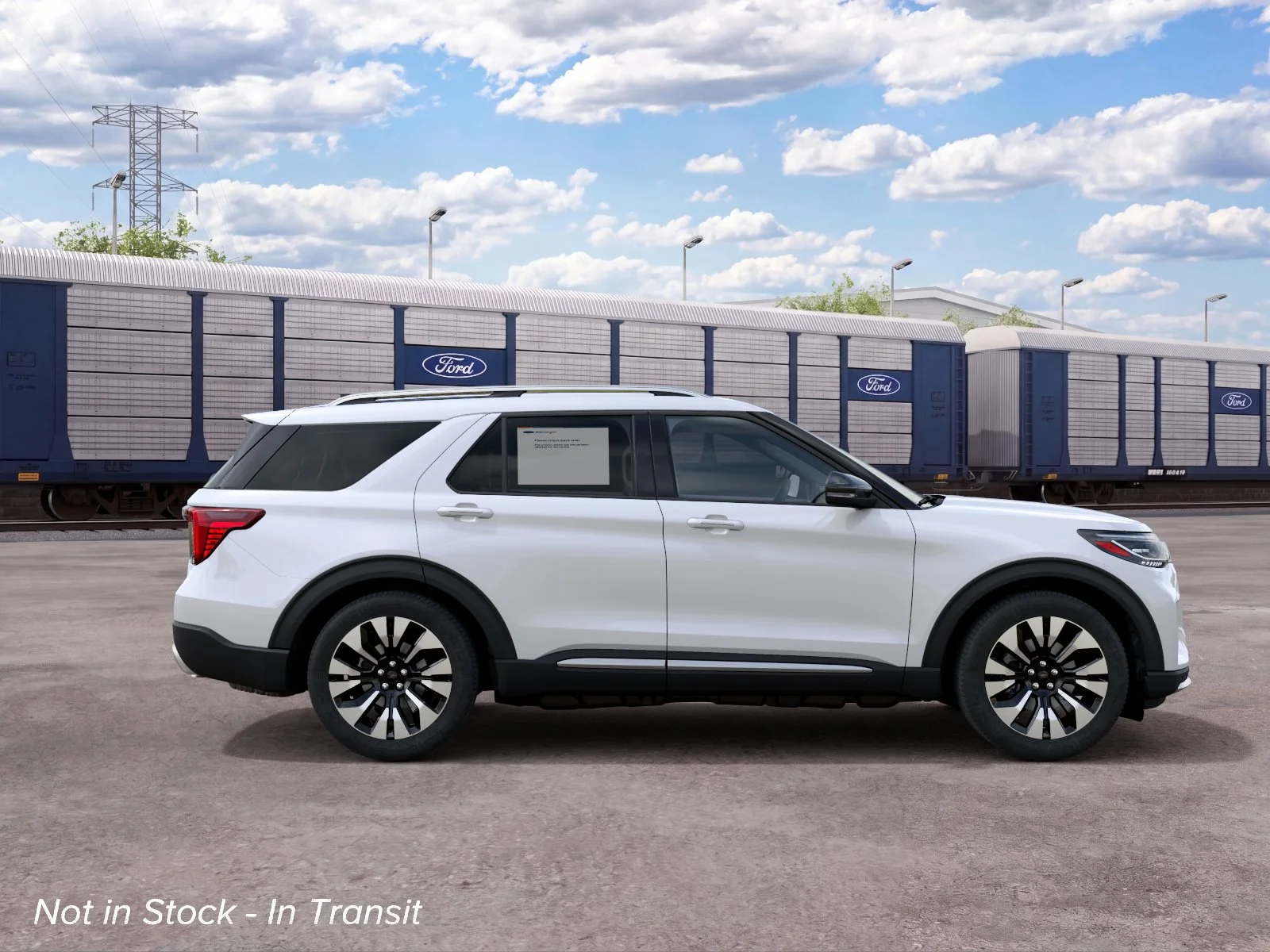 New 2027 White Ford 4DR 4WD PLTNM image 18