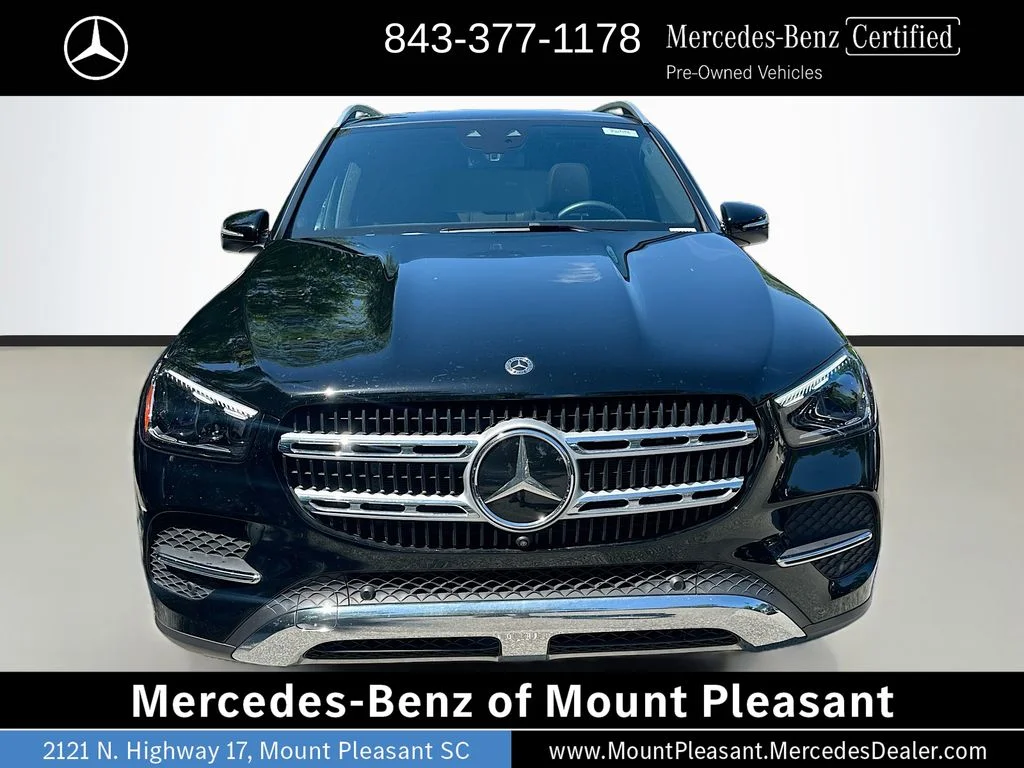Certified Used 2025 Black Mercedes-Benz GLE 450e image 2