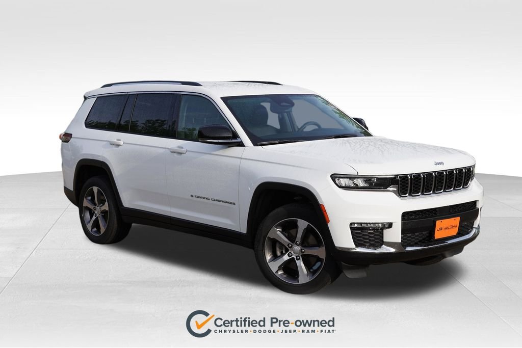 Used 2023 Bright White Clearcoat Jeep Limited image 1